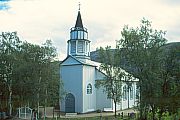 Die 1837 erbaute Kåfjord kirke